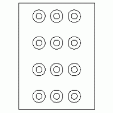 561 - Label Size 34mm dia - 12 labels per sheet